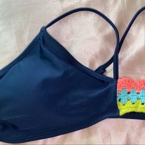Blue bikini Top